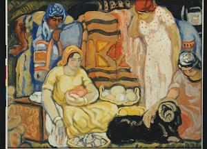 AUGUSTIN FERRANDO 1880-1957 Le belier noir vers 1938